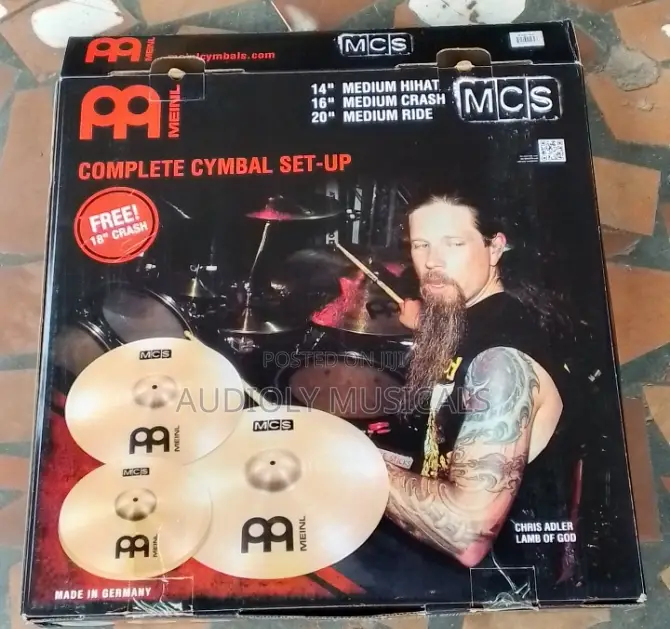 Meinl Cymbal Set With 20”18”16”14