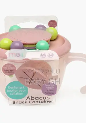 Meili Abacus Lid Snacks Container for Kids