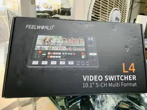 Quality FEELWORLD L4 Multi Camera Video Mixer Switcher.