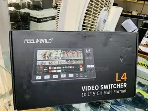 Durable FEELWORLD L4 Multi Camera Video Mixer Switcher.
