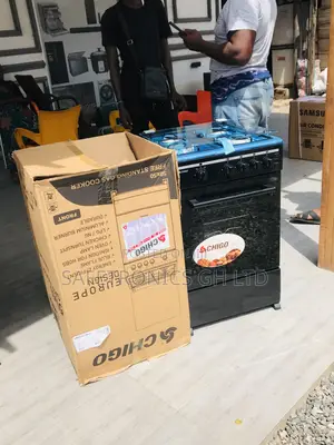Sealed 4 Gas Chigo Oven With Grill Black 50x50 Cooker