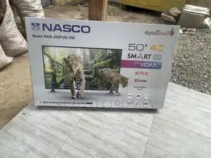 Excellent View-Nasco-50”uhd-Smart FLAT NAS-J50FUS-VID