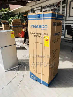 Sleek Nasco Double Door Electric Refrigerator(Nas 2-20fl).