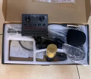 BM 800 Studio Condenser Microphone V8 Audio USB Set