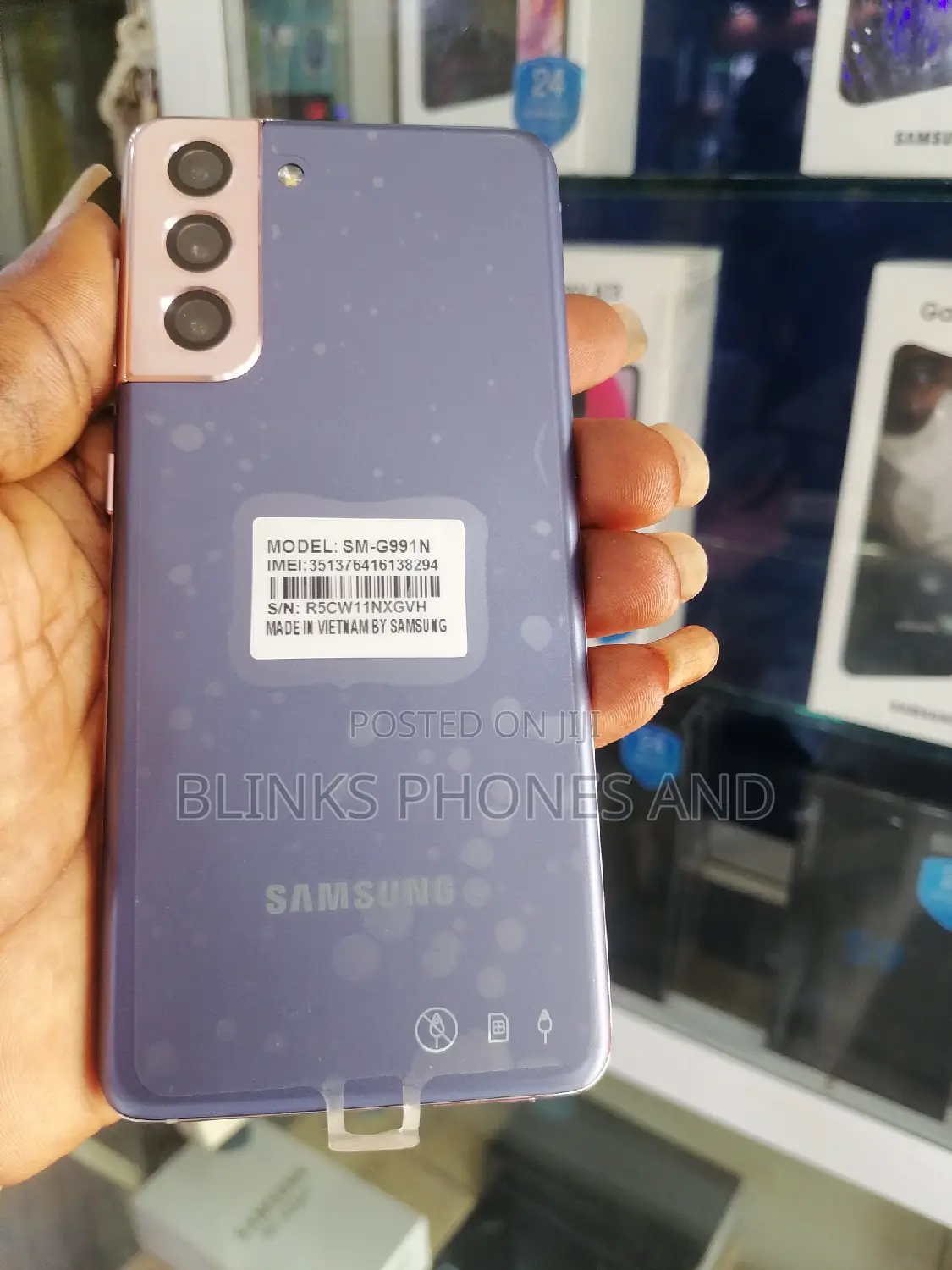 New Samsung Galaxy S21 5G 256 GB Gold