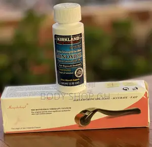 Hair Growth Combo Pack - Kirkland Minoxidil + Derma Roller