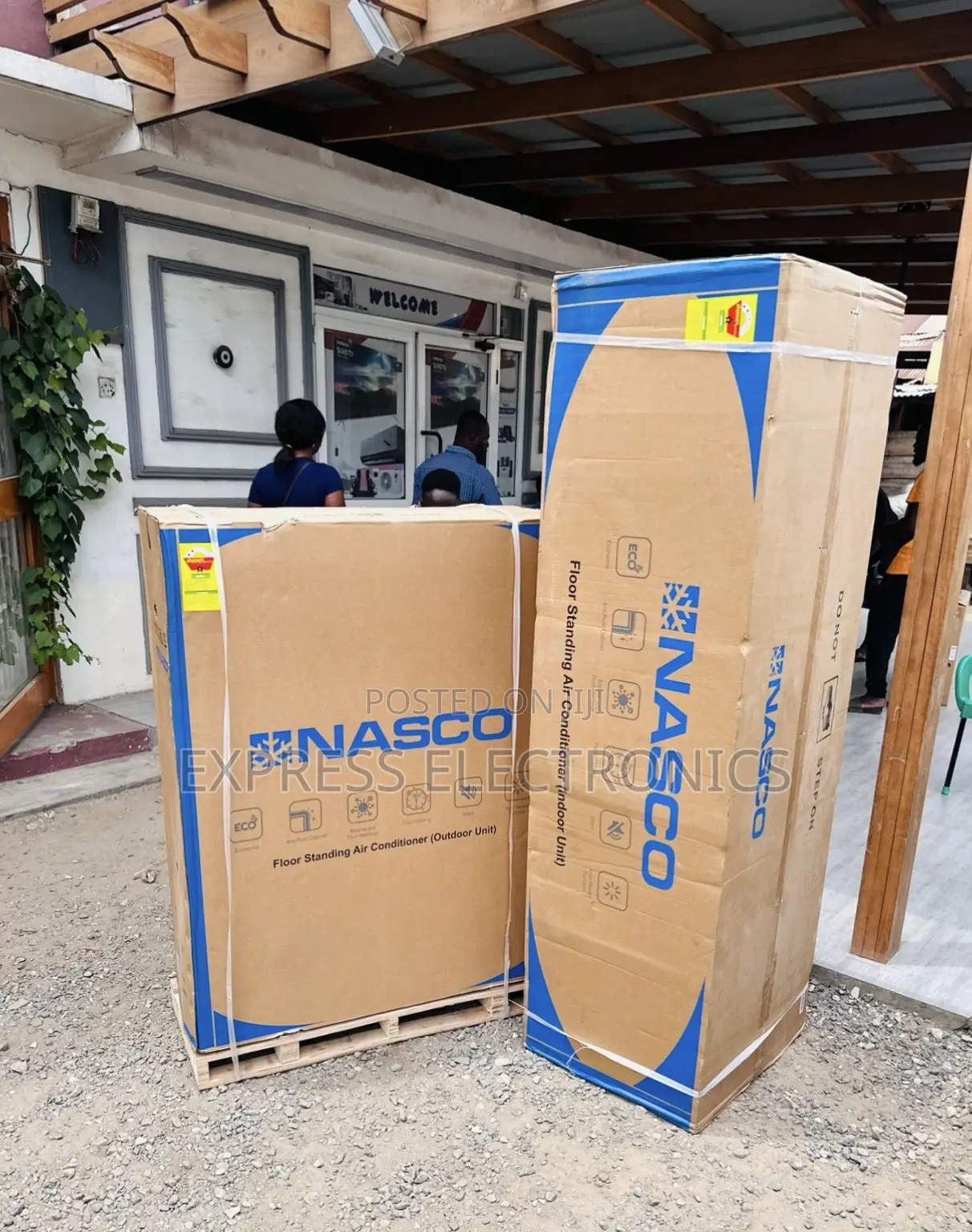Powerful Airflow Floor Standing Air Conditioner Nasco 5hp
