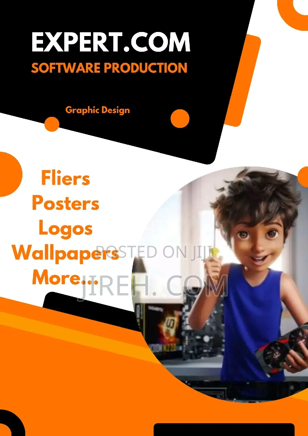 Graphic Design; Flyers, Posters, Wallpapers,Logos And More