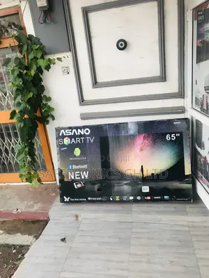 65 Inches Glossy Led Electric Black Smart Asano Tv