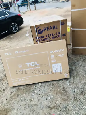TCL 50 Inches Glossy Led Electric Black P635 Tv