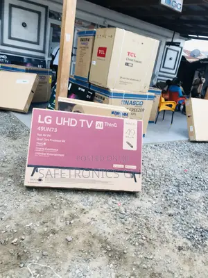 UN73 49 Inches Glossy Led Electric Black Smart LG Tv