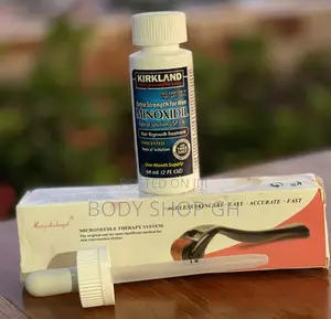 Hairline Regrowth Package- Kirkland Minoxidil + Derma Roller