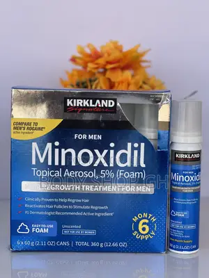 Beard and Hairline Regrowth - Kirkland Minoxidil Foam