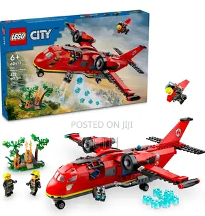 LEGO City Fire Rescue Plane Toy for Kids and Fans of Firefig