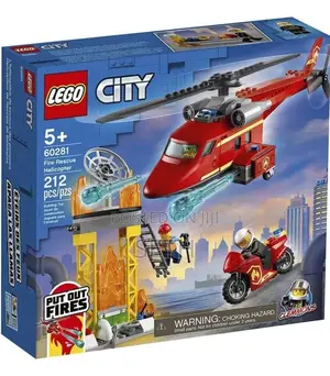 LEGO City Fire Rescue Helicopter 60281 Building Kit