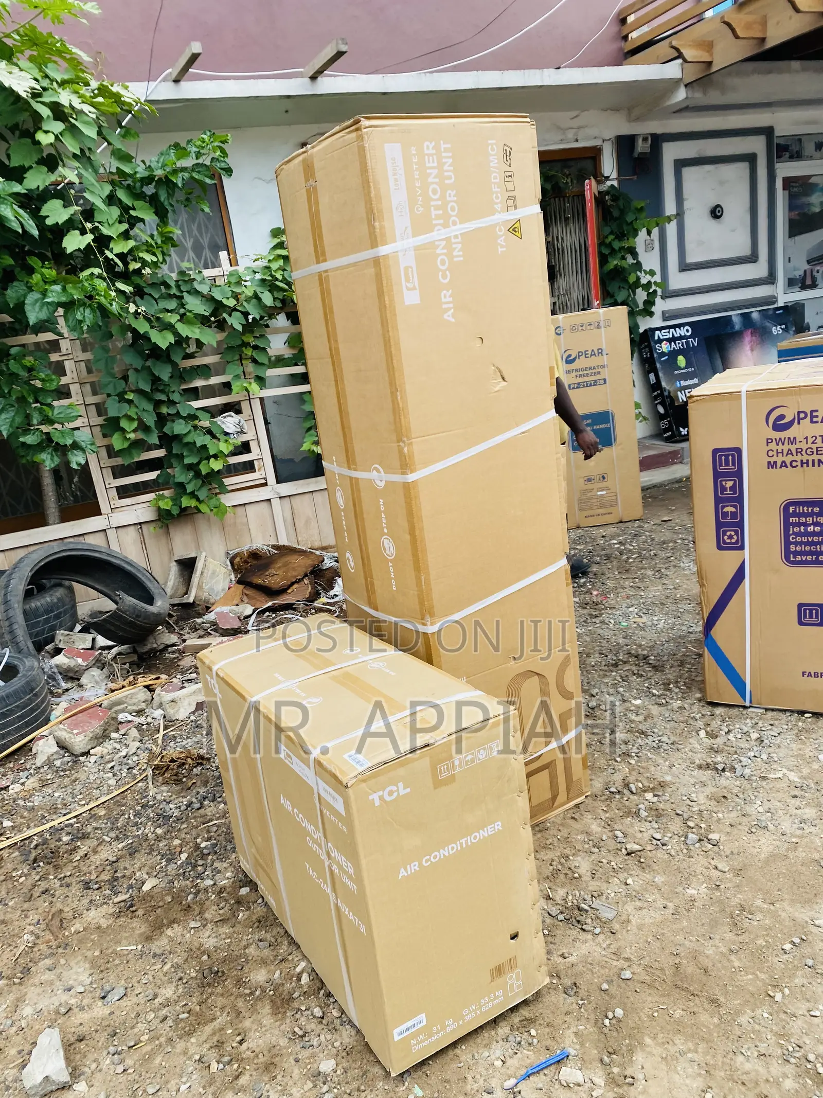 Authentic TCL 2.5hp Floor Standing Inverter Ac(White).