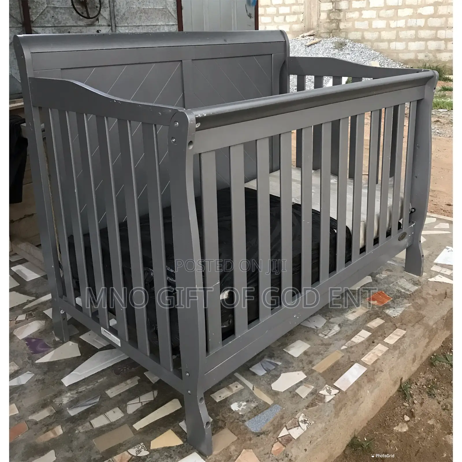 Dream on Me Alice 3-in-1 Full Panel Convertible Mini Crib,