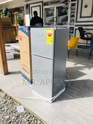 Double Door Nasco Nas D2-13fl Electric Refrigerator(Gray).