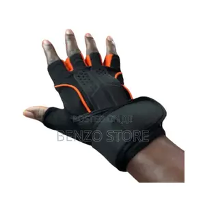 Quality Leather Hand Gloves for Gym and Motor Riders