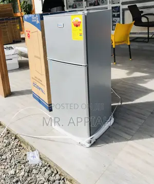 Classic Double Door Nasco Nas D2-13fl Electric Fridge,Gray