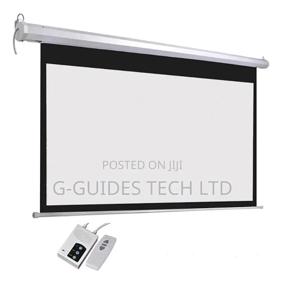 243cm X 243cm Electric Projector Screen With Remote