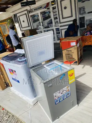 Quality 100ltr Pearl Single Door Chest Freezer(Gray).