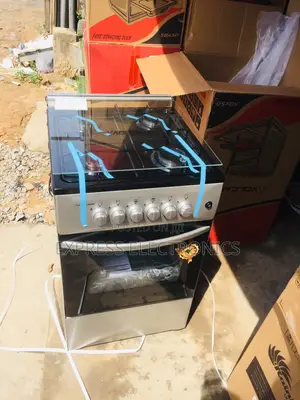 Available Now Sliver Volcano 4burner Gas Cooker Oven 50/50