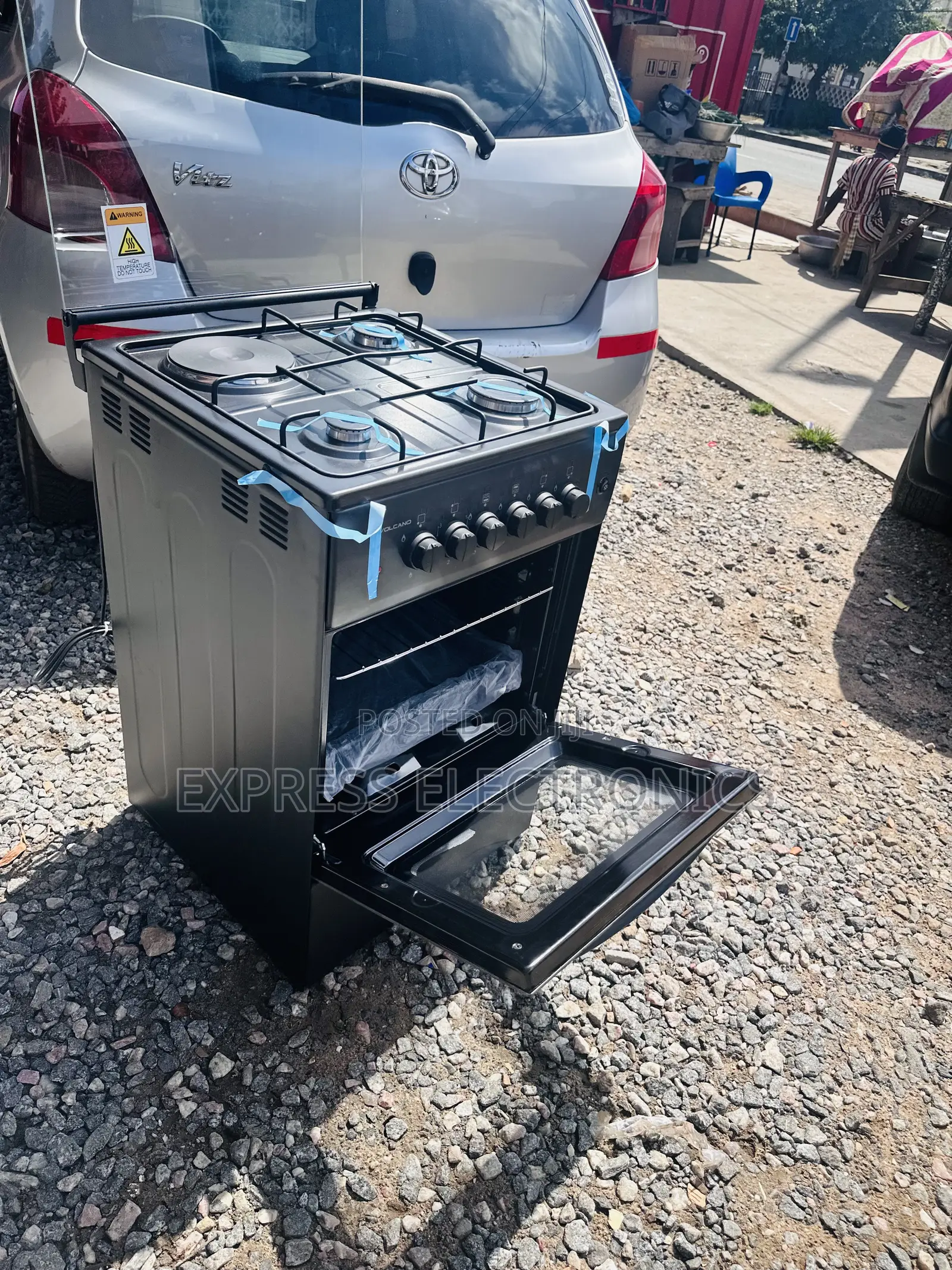 Look Very Cool Gas Electric Volcano 3-1 Oven