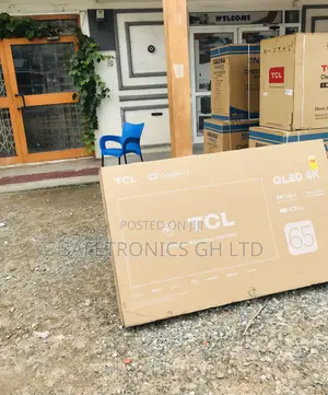C645 65 Inches Glossy Qled TCL Electric Black Smart Tv