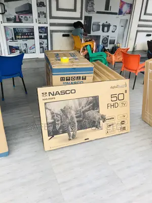 Nasco 50 Inches Glossy Led Electric Black Digital Satellite