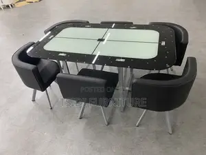 Quality Glass Dining Sets With 6 Chairs