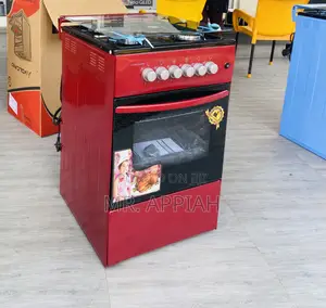 Shop Durable Volcano 50x50 4 Gas Burner With Oven(Red).
