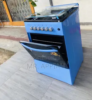 Sleek Volcano 50x50 Volcano 4 Gas Burner With Oven(Blue).