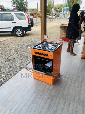 Shop Durable Volcano 4 Gas Burner With Oven(Orange).
