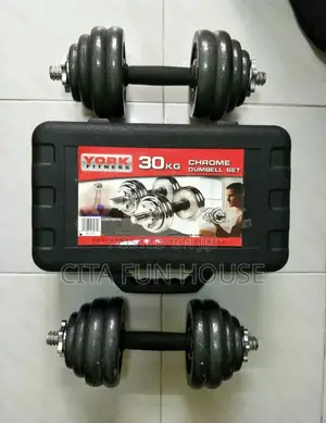 30kg Adjustable Dumbells Set/ Long Bar