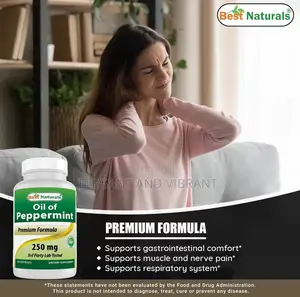 Best Naturals Peppermint Oil Bowel Soothing,250 Mg,120 Caps