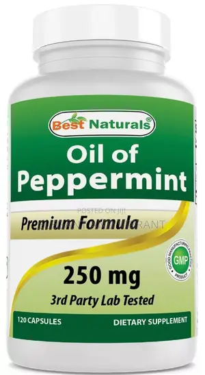Best Naturals Peppermint Oil Bowel Soothing,250 Mg,120 Caps