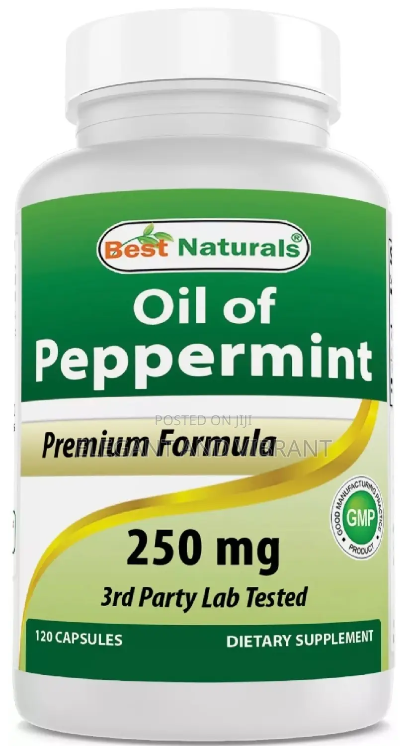 Best Naturals Peppermint Oil Bowel Soothing,250 Mg,120 Caps