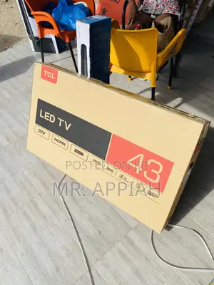 Elegant Black TCL 43d3400 Full HD Satellite Led Tv.