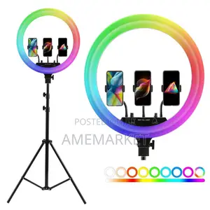 18 Inches Photography Studio Lighting LED RGB Ring Light