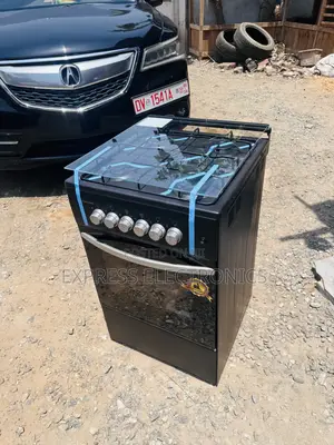 Look Nice Black 50/50 4burner Gas Oven