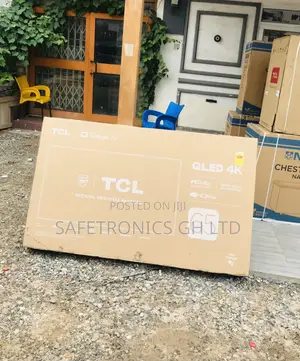 65 Inches Glossy UHD Qled Black C645 TCL Smart Electric Tv