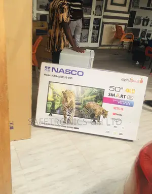 Smart Nasco 50 Inches  Black Electric Digital Satellite Tv