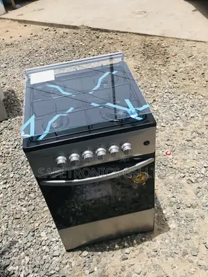 Gray Oven With Grill 4 Gas Cooker 50x50 Volcano