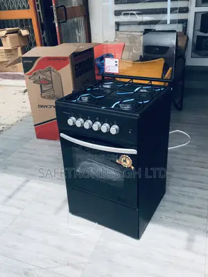 Black 4 Gas 50x50 Volcano Oven With Grill Cooker