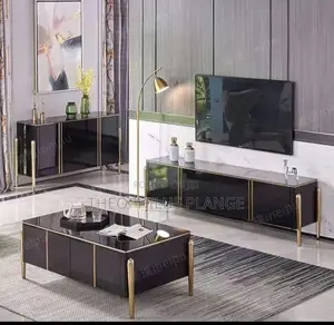 3 Set Glass Center Table ,Tv Stand and an Additional Unit