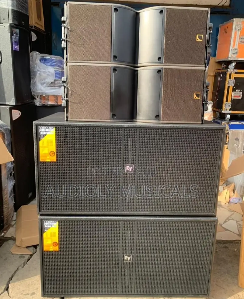 Kara 10 Inches Line Array Speakers and Ev Double Sub
