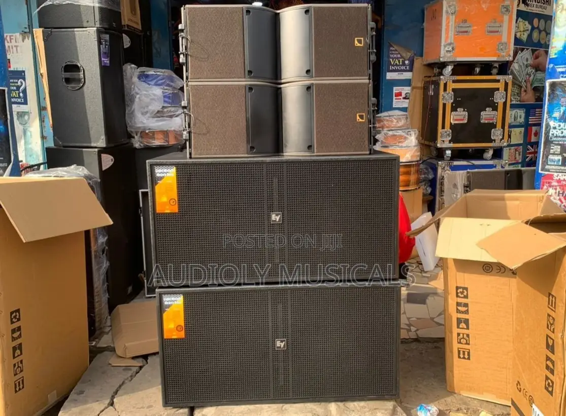 Kara 10 Inches Line Array Speakers and Ev Double Sub