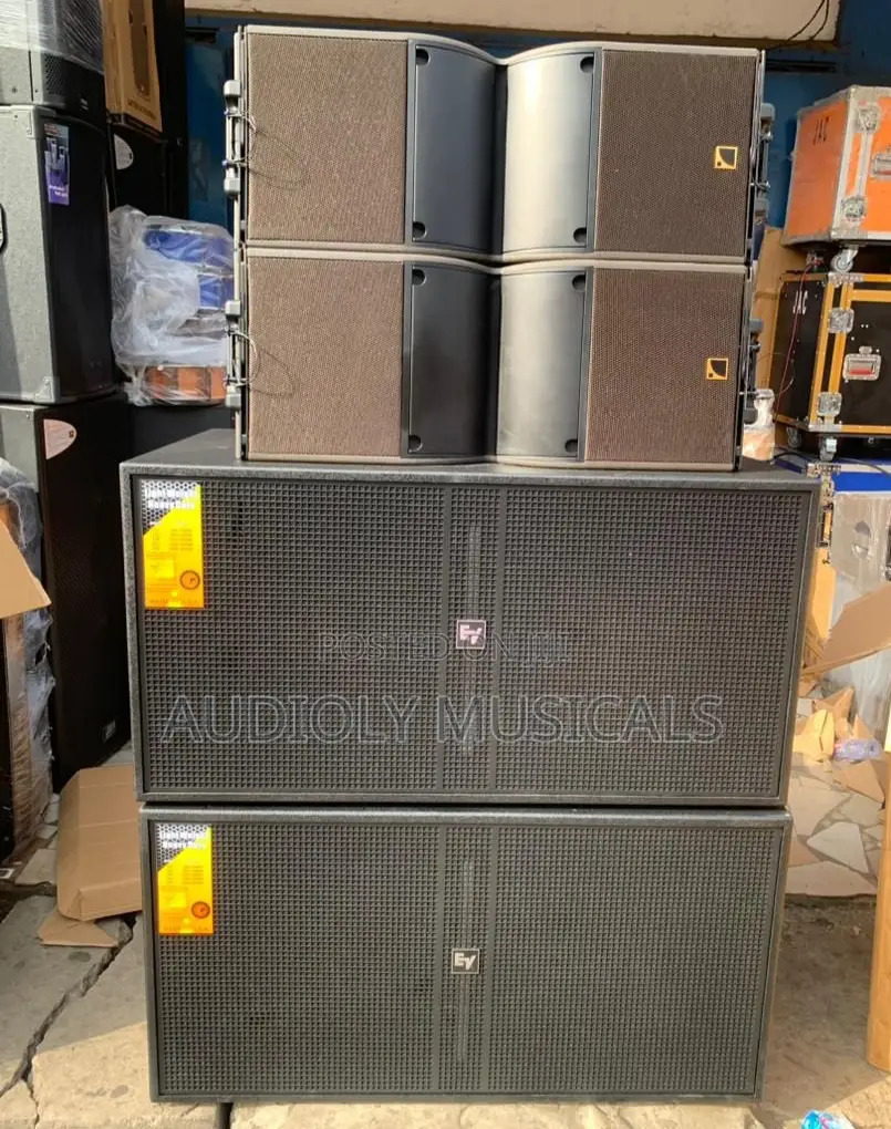 Kara 10 Inches Line Array Speakers and Ev Double Sub