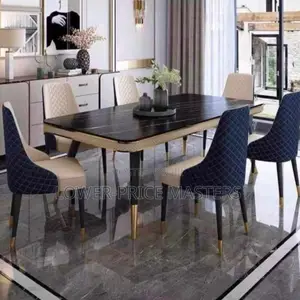 Luxurious and Modern 6 Chair Dining Set